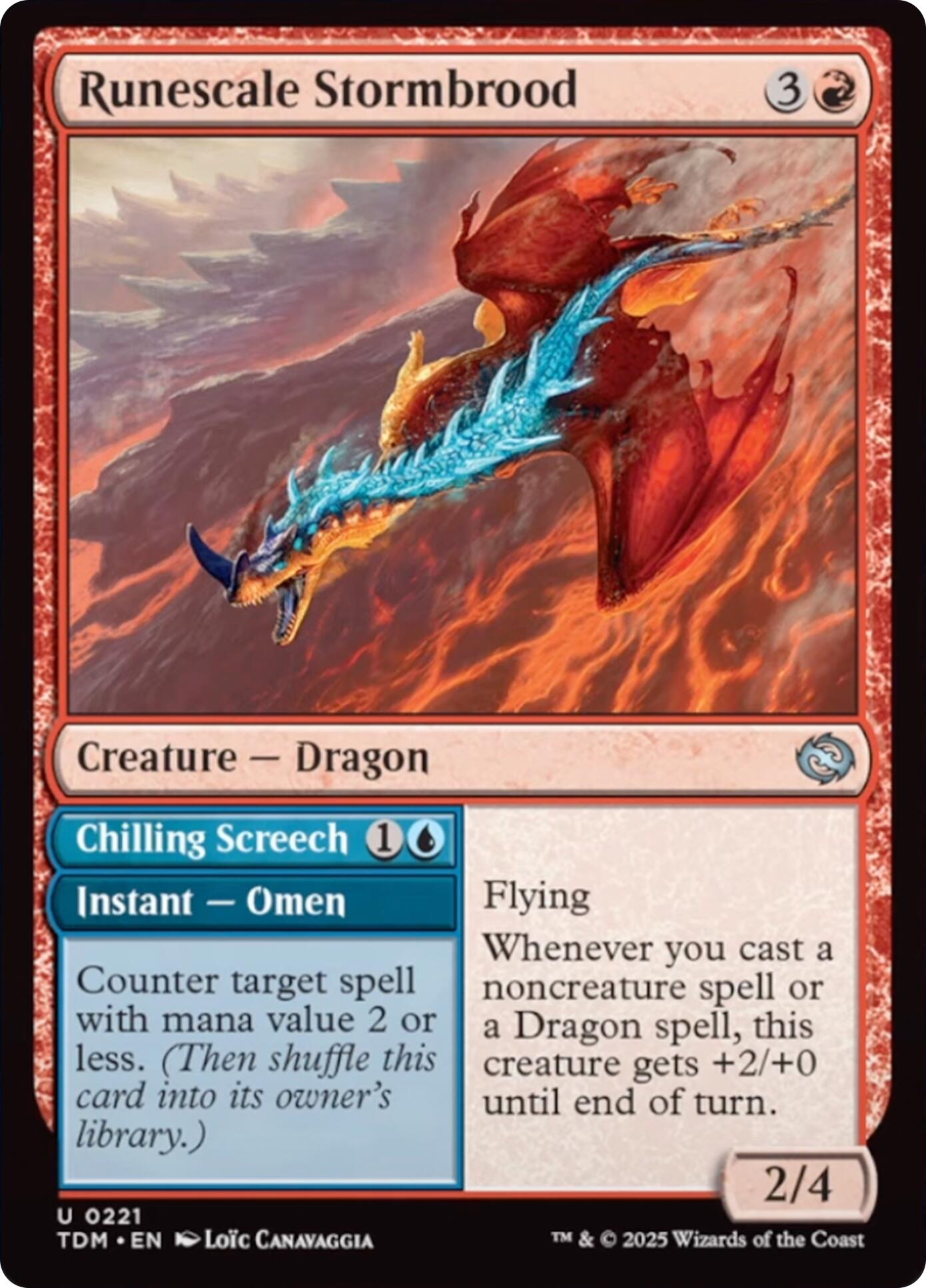 Runescale Stormbrood [Tarkir: Dragonstorm] | Jack's On Queen