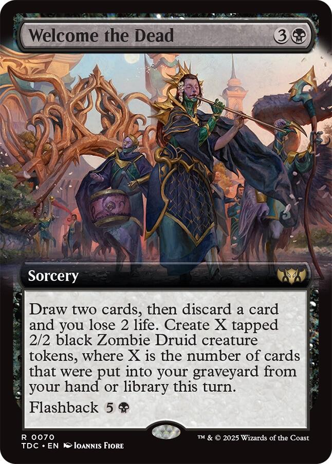 Welcome the Dead (Extended Art) [Tarkir: Dragonstorm Commander] | Jack's On Queen
