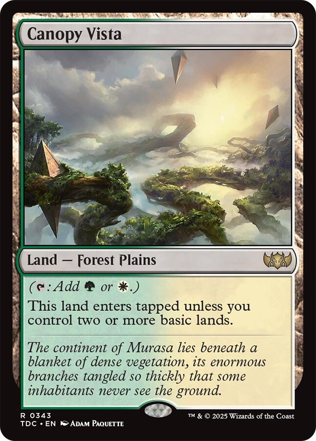 Canopy Vista [Tarkir: Dragonstorm Commander] | Jack's On Queen