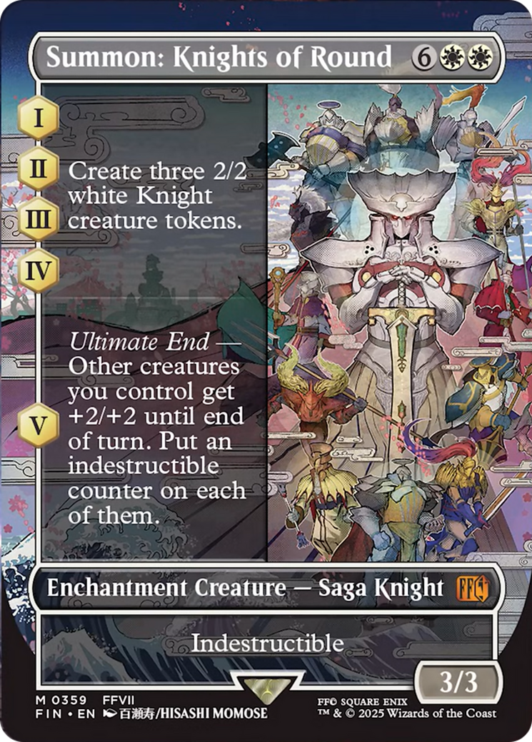 Summon: Knights of Round (Borderless) [FINAL FANTASY] | Jack's On Queen