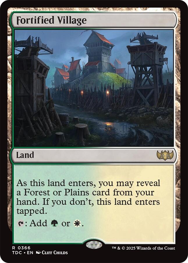 Fortified Village [Tarkir: Dragonstorm Commander] | Jack's On Queen