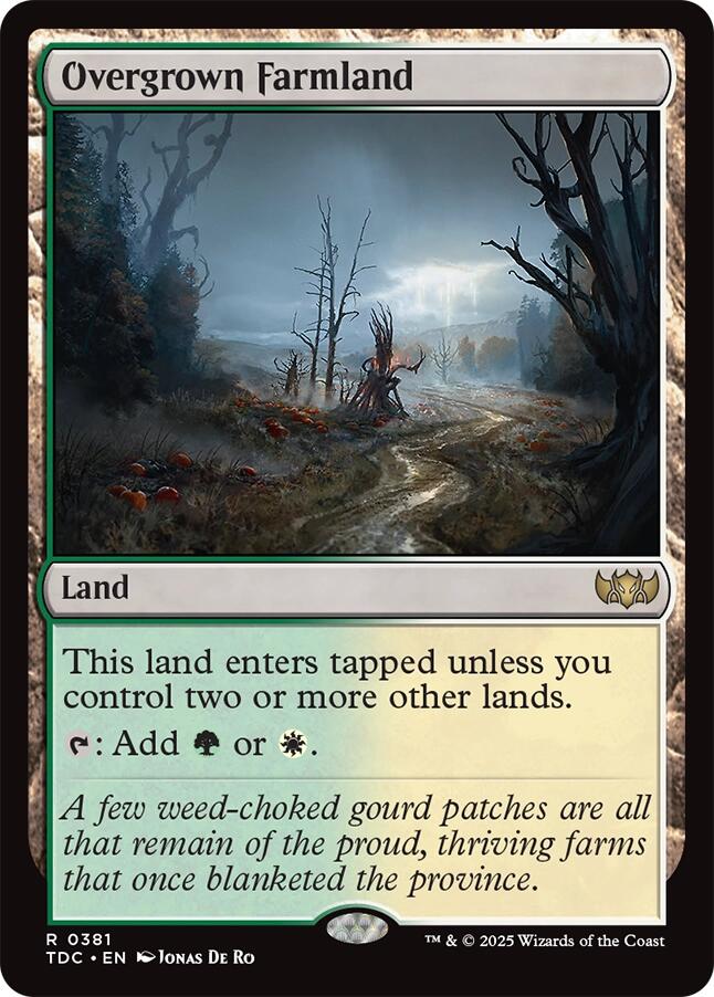 Overgrown Farmland [Tarkir: Dragonstorm Commander] | Jack's On Queen
