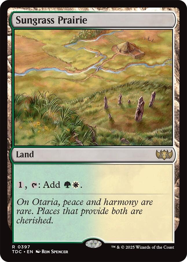 Sungrass Prairie [Tarkir: Dragonstorm Commander] | Jack's On Queen