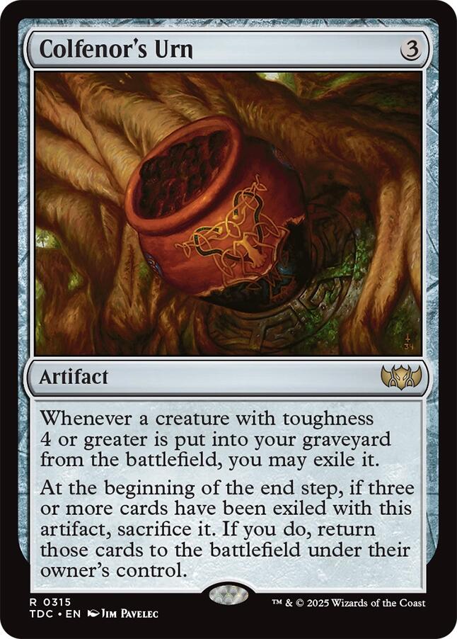 Colfenor's Urn [Tarkir: Dragonstorm Commander] | Jack's On Queen