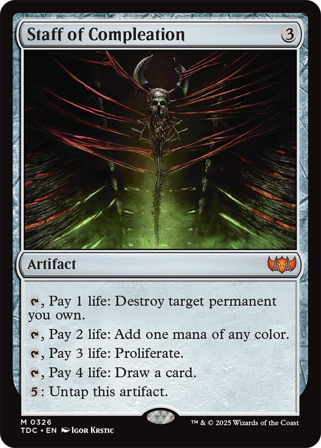 Staff of Compleation [Tarkir: Dragonstorm Commander] | Jack's On Queen