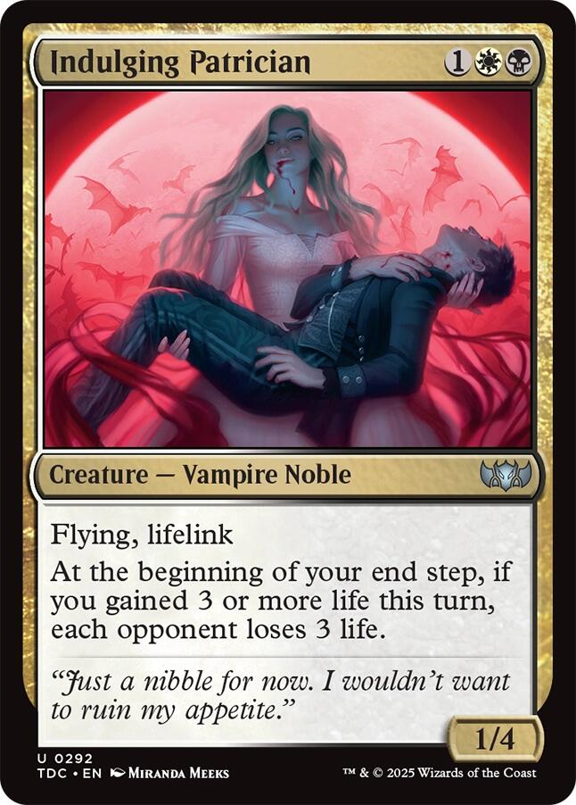 Indulging Patrician [Tarkir: Dragonstorm Commander] | Jack's On Queen