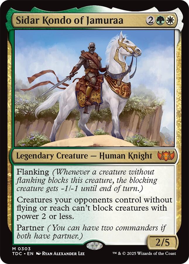 Sidar Kondo of Jamuraa [Tarkir: Dragonstorm Commander] | Jack's On Queen