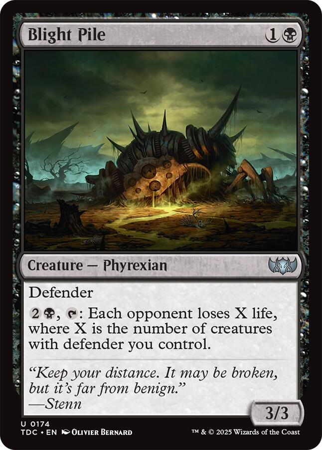 Blight Pile [Tarkir: Dragonstorm Commander] | Jack's On Queen