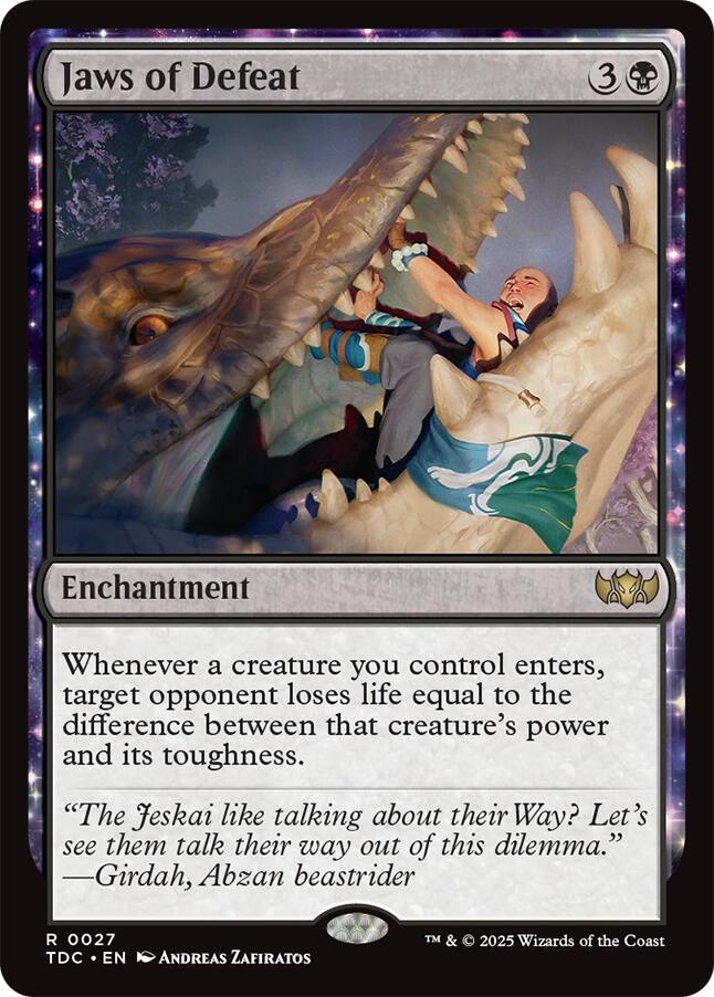 Jaws of Defeat [Tarkir: Dragonstorm Commander] | Jack's On Queen