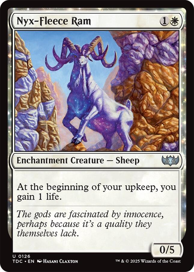 Nyx-Fleece Ram [Tarkir: Dragonstorm Commander] | Jack's On Queen