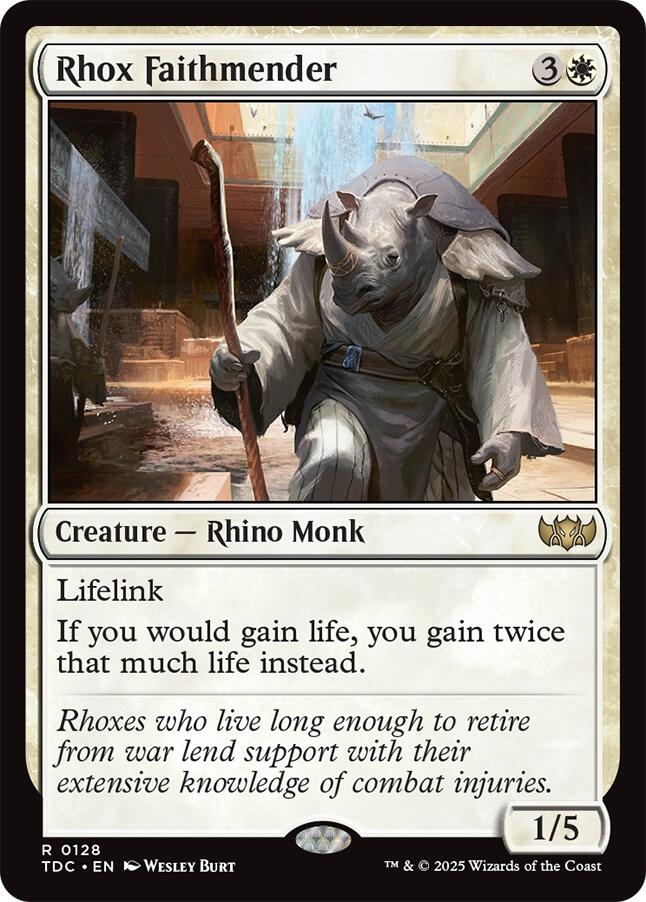 Rhox Faithmender [Tarkir: Dragonstorm Commander] | Jack's On Queen