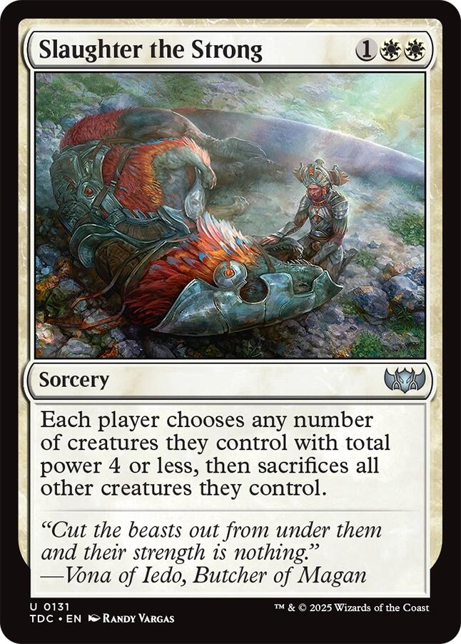 Slaughter the Strong [Tarkir: Dragonstorm Commander] | Jack's On Queen
