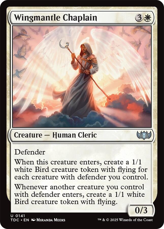 Wingmantle Chaplain [Tarkir: Dragonstorm Commander] | Jack's On Queen