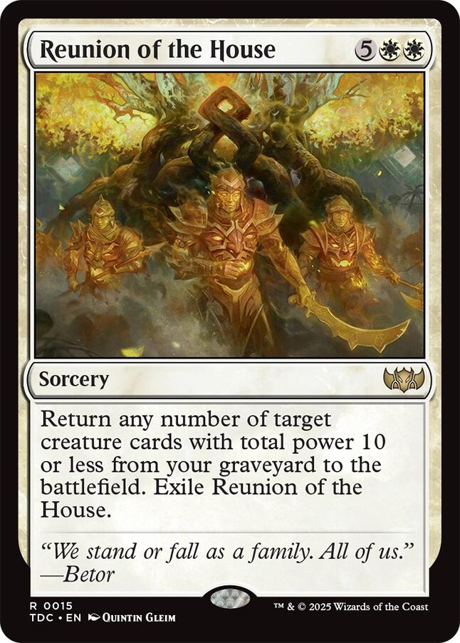 Reunion of the House [Tarkir: Dragonstorm Commander] | Jack's On Queen