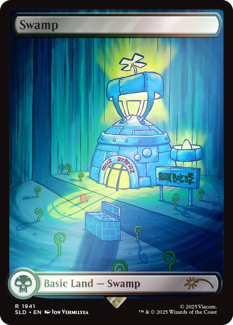 Swamp (1941) (Rainbow Foil) [Secret Lair Drop Series] | Jack's On Queen