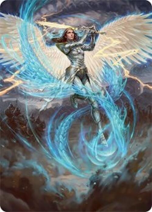 Elspeth, Storm Slayer Art Card (49/54) [Tarkir: Dragonstorm Art Series] | Jack's On Queen