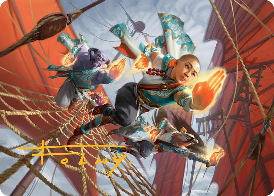 Aligned Heart Art Card (52/54) (Gold-Stamped Signature) [Tarkir: Dragonstorm Art Series] | Jack's On Queen