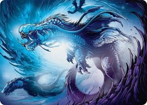 Roiling Dragonstorm Art Card (33/54) [Tarkir: Dragonstorm Art Series] | Jack's On Queen