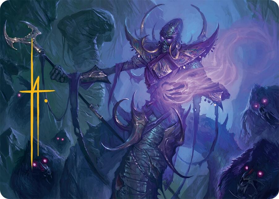 Sidisi, Regent of the Mire Art Card (14/54) (Gold-Stamped Signature) [Tarkir: Dragonstorm Art Series] | Jack's On Queen