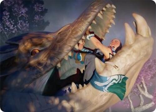 Jaws of Defeat Art Card (53/54) [Tarkir: Dragonstorm Art Series] | Jack's On Queen