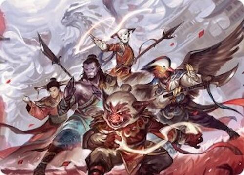 Will of the Jeskai Art Card (54/54) [Tarkir: Dragonstorm Art Series] | Jack's On Queen