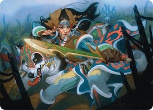 Eshki Dragonclaw Art Card (23/54) [Tarkir: Dragonstorm Art Series] | Jack's On Queen
