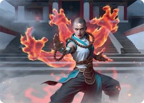 Flamehold Grappler Art Card (24/54) [Tarkir: Dragonstorm Art Series] | Jack's On Queen