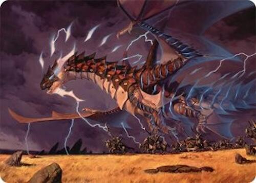 Neriv, Heart of the Storm Art Card (25/54) [Tarkir: Dragonstorm Art Series] | Jack's On Queen
