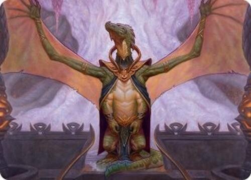 Kheru Goldkeeper Art Card (36/54) [Tarkir: Dragonstorm Art Series] | Jack's On Queen
