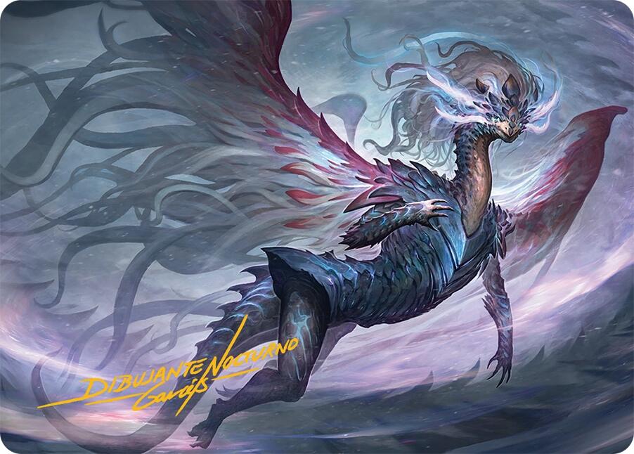 Shiko, Paragon of the Way Art Card (37/54) (Gold-Stamped Signature) [Tarkir: Dragonstorm Art Series] | Jack's On Queen