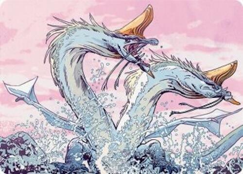 Twinmaw Stormbrood Art Card (39/54) [Tarkir: Dragonstorm Art Series] | Jack's On Queen