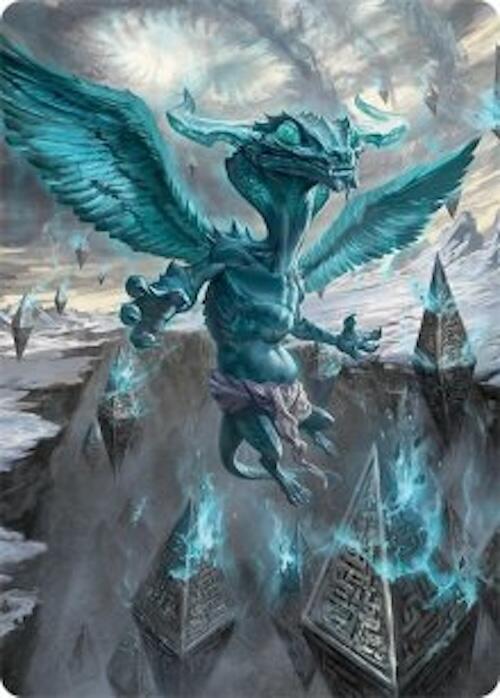 Ugin, Eye of the Storms Art Card (47/54) [Tarkir: Dragonstorm Art Series] | Jack's On Queen