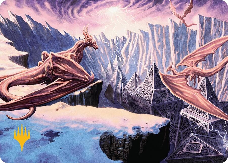 Maelstrom of the Spirit Dragon (42/54) (Gold-Stamped) [Tarkir: Dragonstorm Art Series] | Jack's On Queen