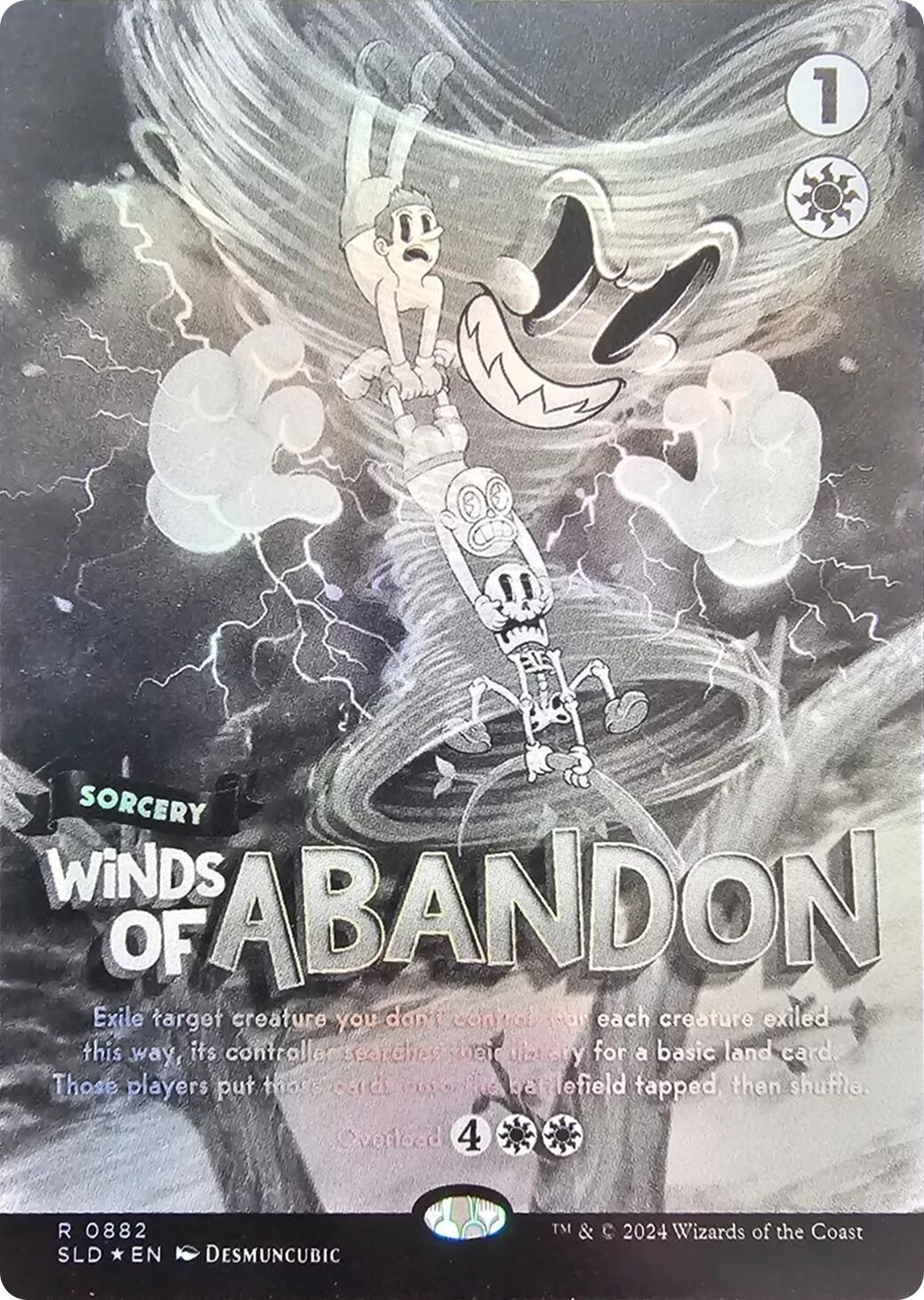 Winds of Abandon (Black & White Foil) [Secret Lair Drop Series] | Jack's On Queen