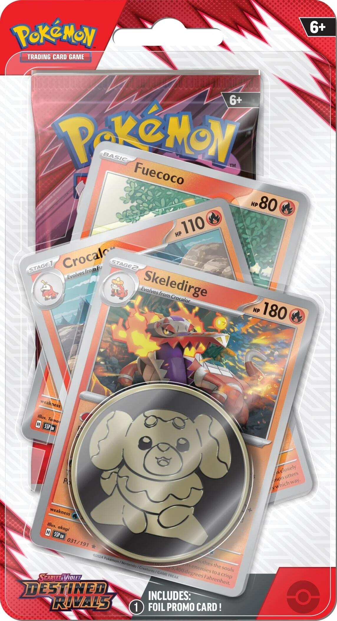 Scarlet & Violet: Destined Rivals - Premium Checklane Blister (Skeledirge) | Jack's On Queen