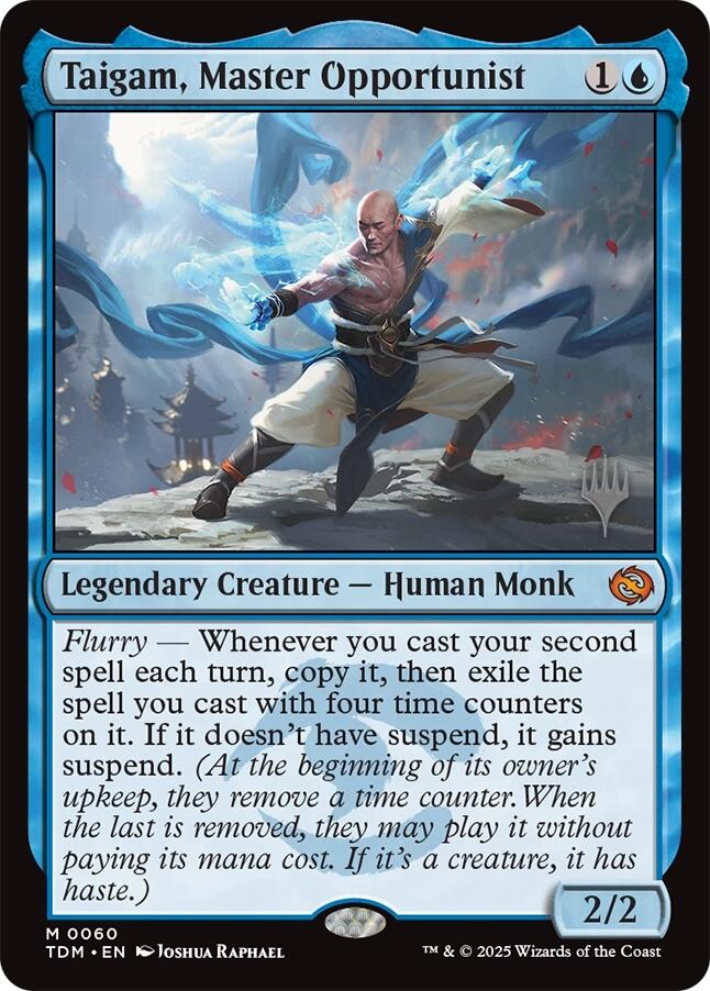 Taigam, Master Opportunist [Tarkir: Dragonstorm Promos] | Jack's On Queen