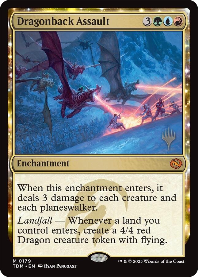 Dragonback Assault [Tarkir: Dragonstorm Promos] | Jack's On Queen