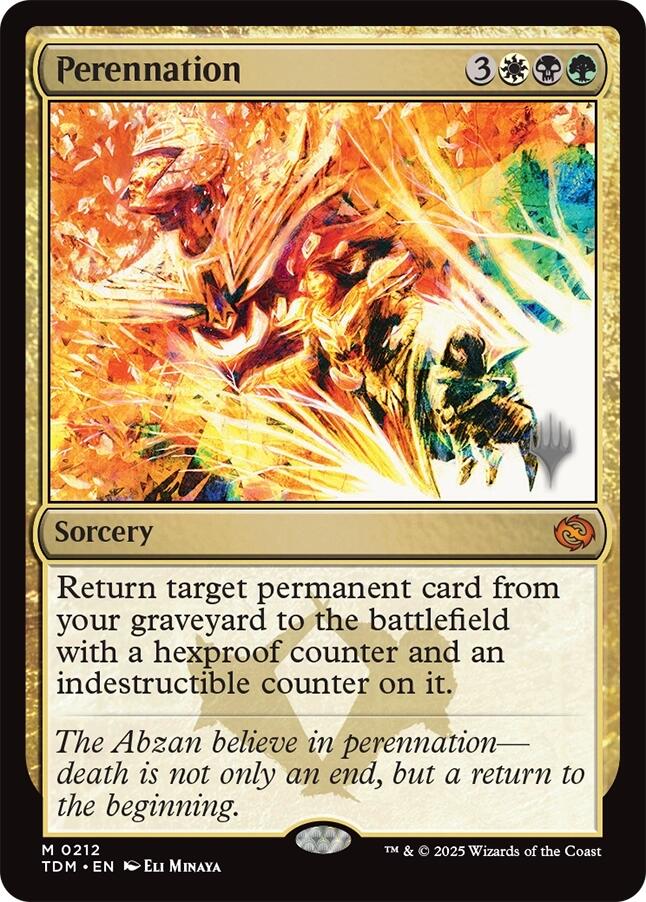 Perennation [Tarkir: Dragonstorm Promos] | Jack's On Queen
