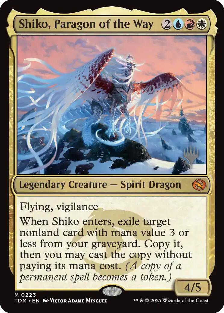 Shiko, Paragon of the Way [Tarkir: Dragonstorm Promos] | Jack's On Queen