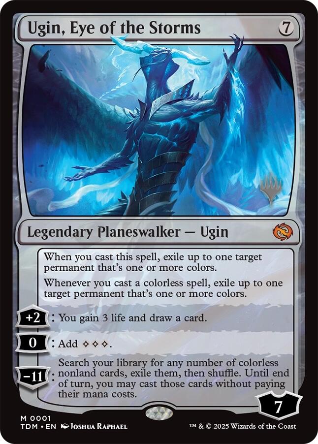 Ugin, Eye of the Storms [Tarkir: Dragonstorm Promos] | Jack's On Queen