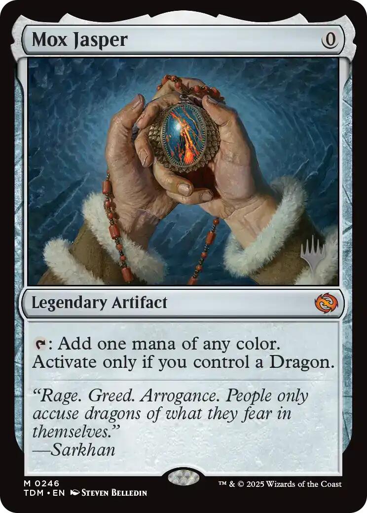 Mox Jasper [Tarkir: Dragonstorm Promos] | Jack's On Queen