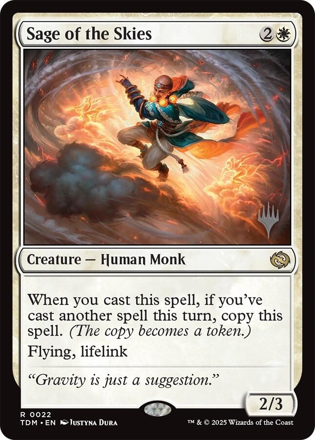 Sage of the Skies [Tarkir: Dragonstorm Promos] | Jack's On Queen