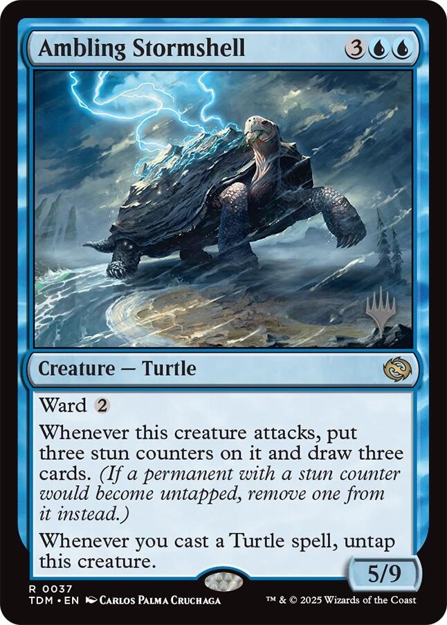Ambling Stormshell [Tarkir: Dragonstorm Promos] | Jack's On Queen