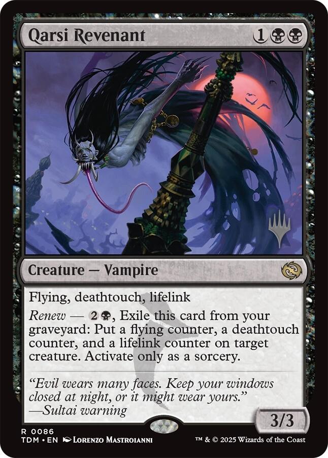 Qarsi Revenant [Tarkir: Dragonstorm Promos] | Jack's On Queen