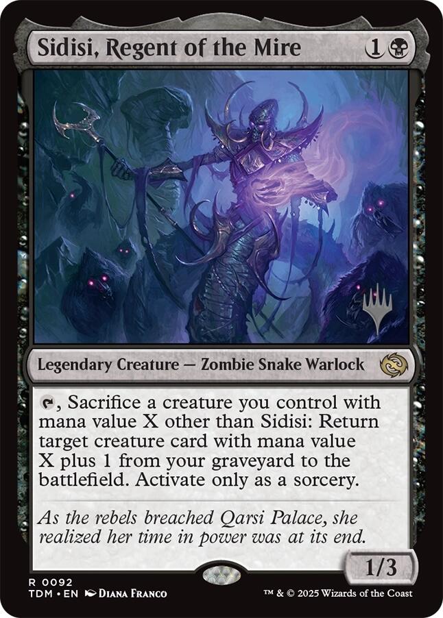 Sidisi, Regent of the Mire [Tarkir: Dragonstorm Promos] | Jack's On Queen