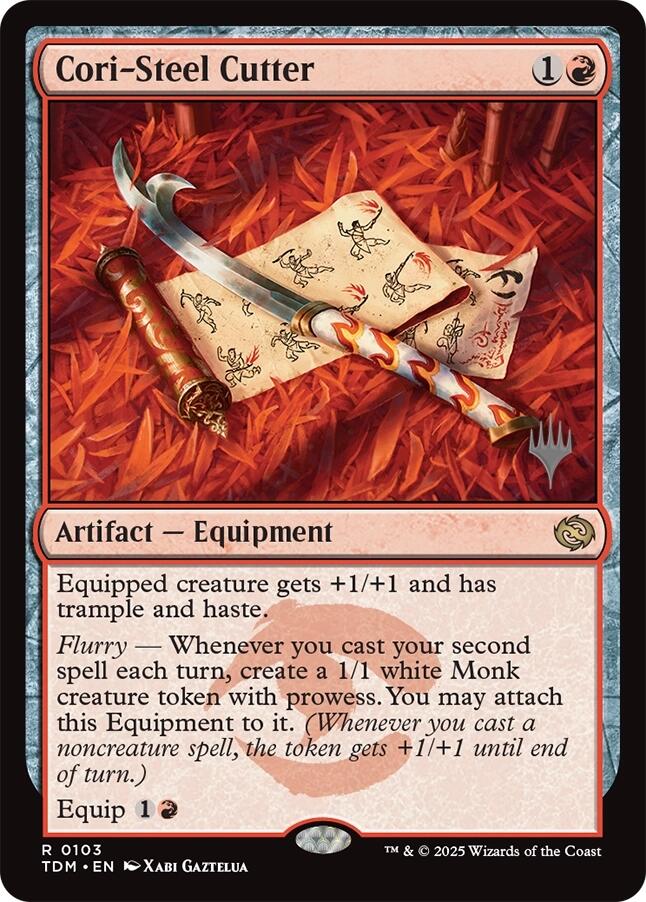 Cori-Steel Cutter [Tarkir: Dragonstorm Promos] | Jack's On Queen