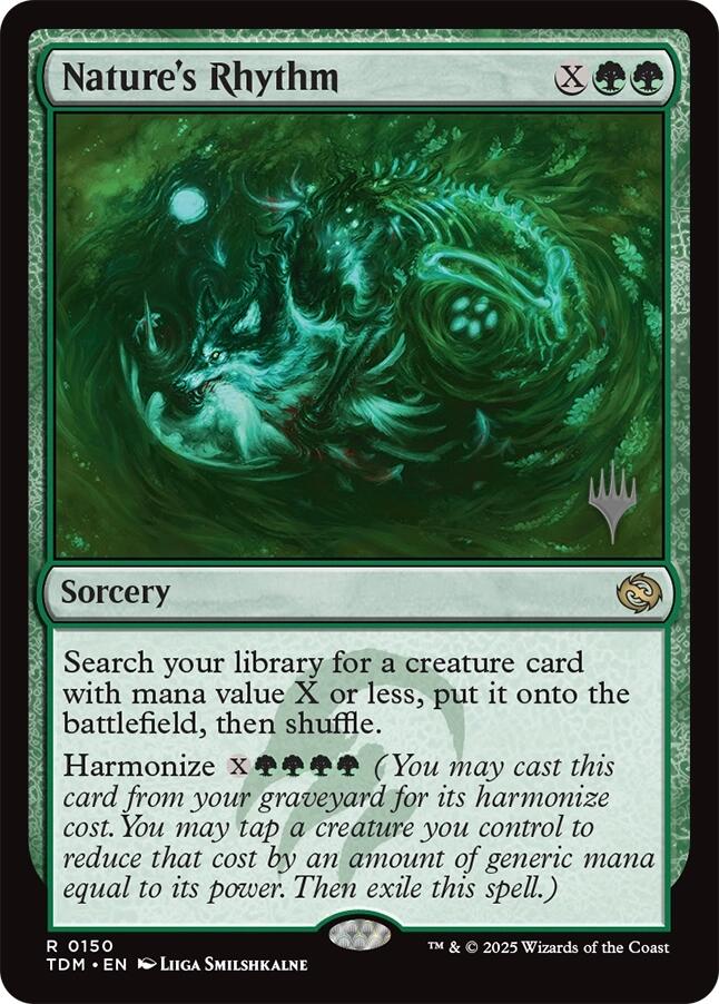 Nature's Rhythm [Tarkir: Dragonstorm Promos] | Jack's On Queen