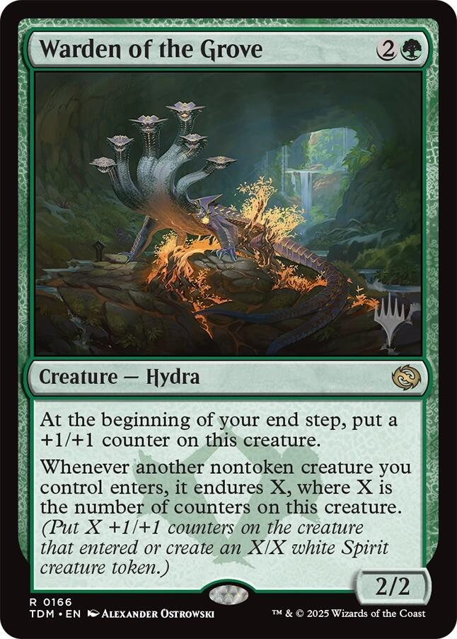 Warden of the Grove [Tarkir: Dragonstorm Promos] | Jack's On Queen
