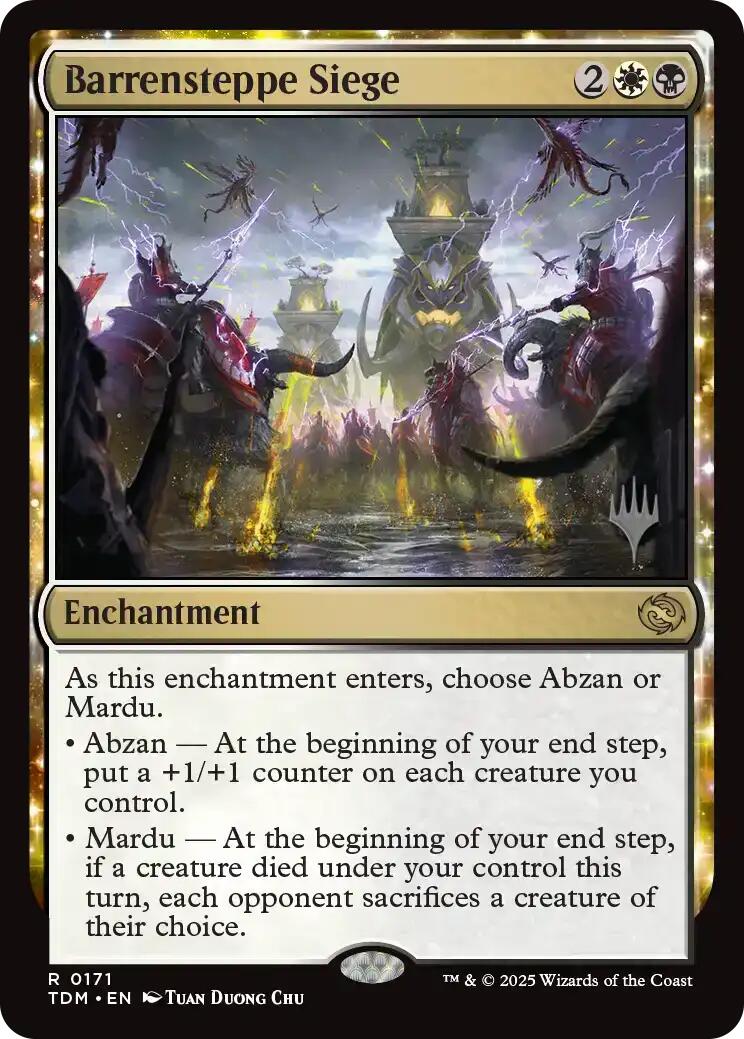 Barrensteppe Siege [Tarkir: Dragonstorm Promos] | Jack's On Queen