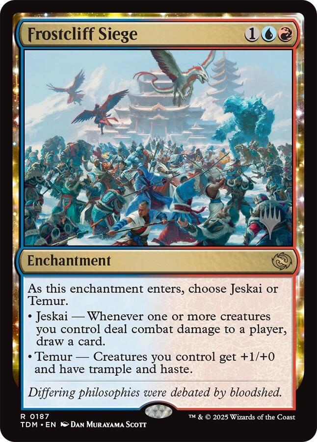 Frostcliff Siege [Tarkir: Dragonstorm Promos] | Jack's On Queen